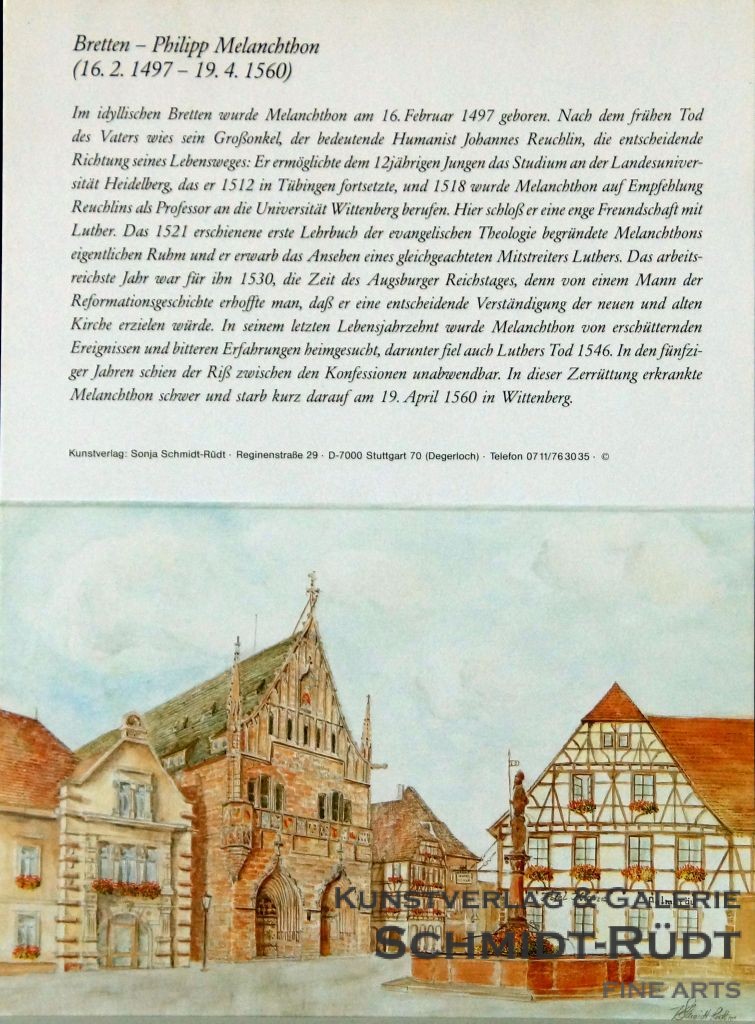 Bretten: Dichter Philipp Melanchton