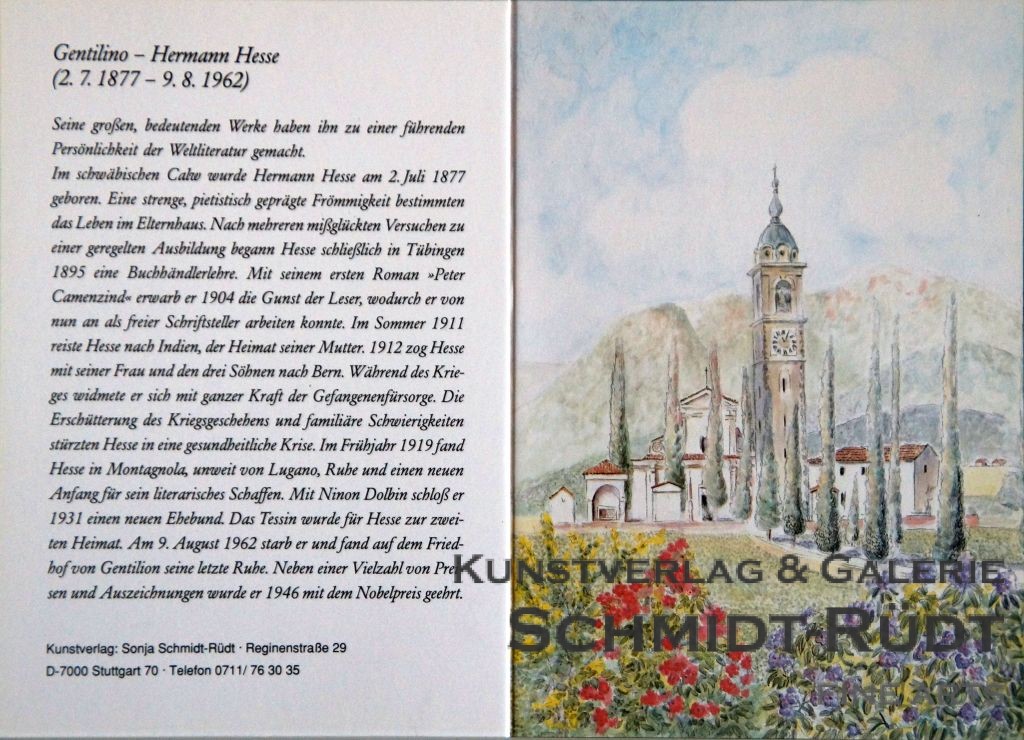 Gentilino: Dichter Hermann Hesse