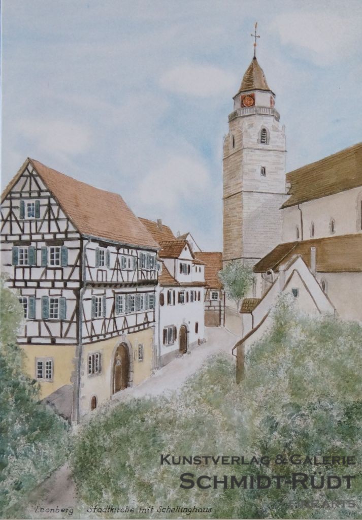 Leonberg- Stadtkirche mit Schellinghaus